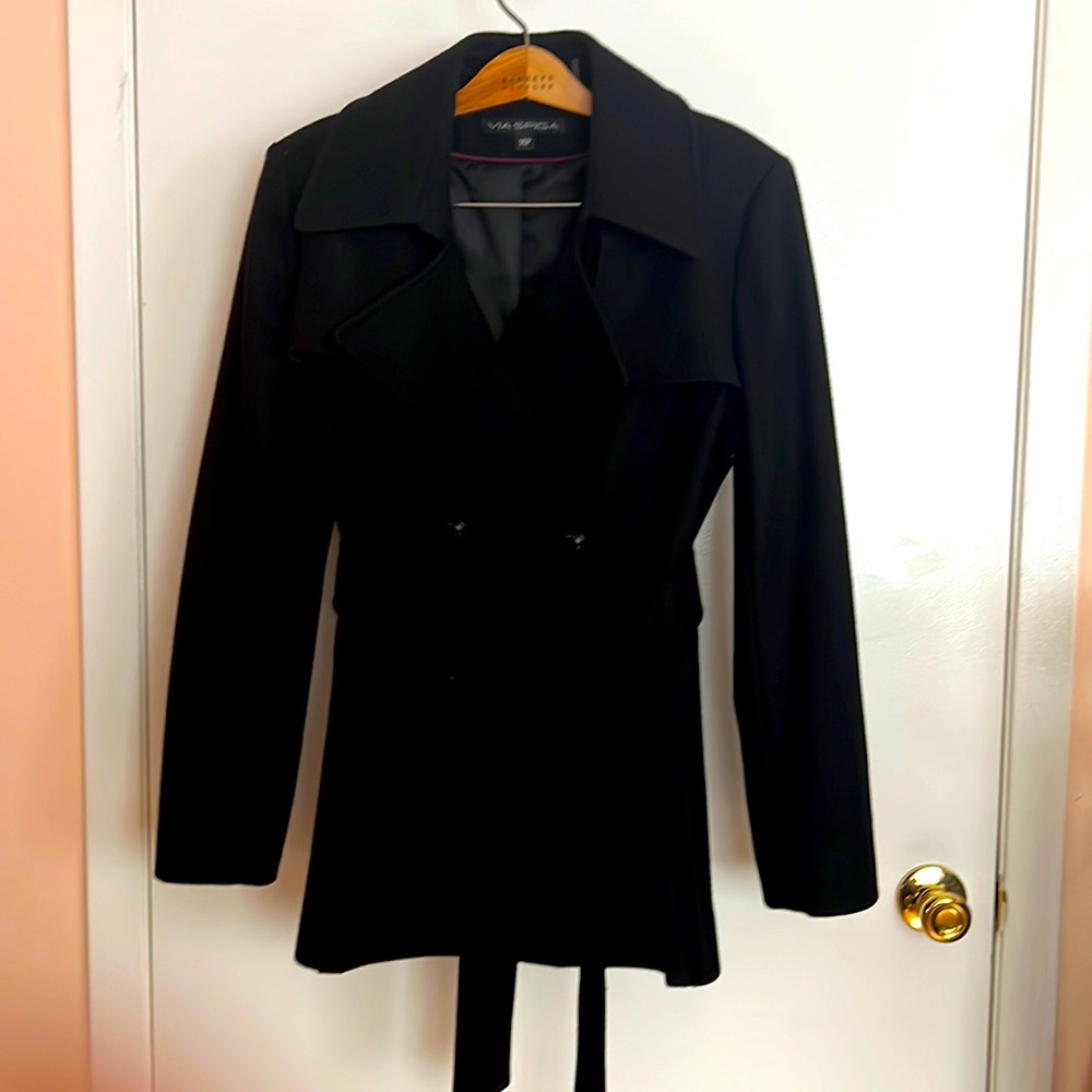 🧥VIA SPIGA BLACK 🧥 PEACOAT